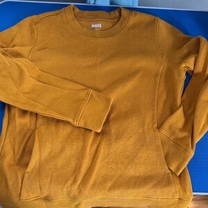 Duluth Trading Co Mustard Sweatshirt